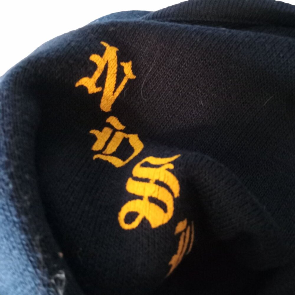 Vintage NDSU Navy Blue V Neck Sweater L North Dakota State University Thundar - Picture 8 of 9